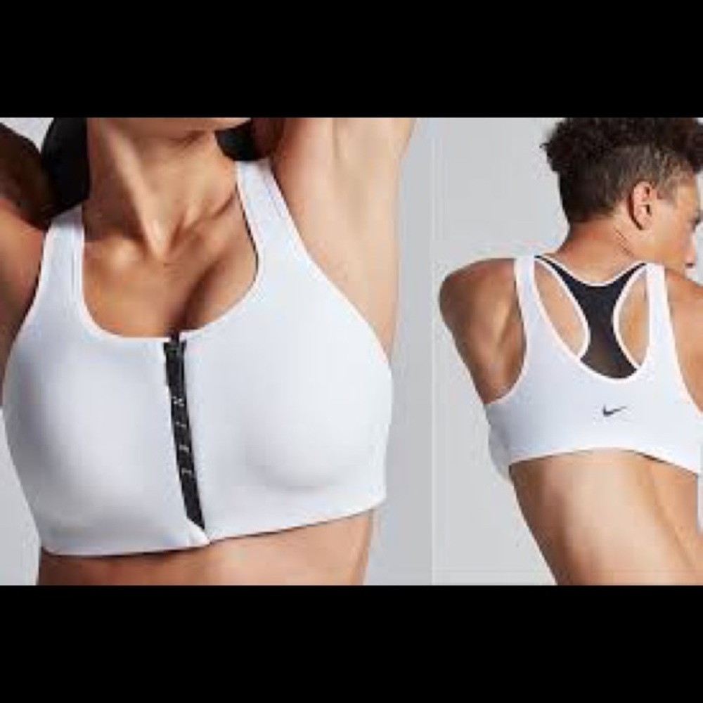NWT! Never worn SUPER CUTE white sports bra- NIKE